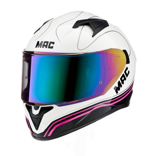 Casco MAC 825 Speed Amy Blanco / Rosa